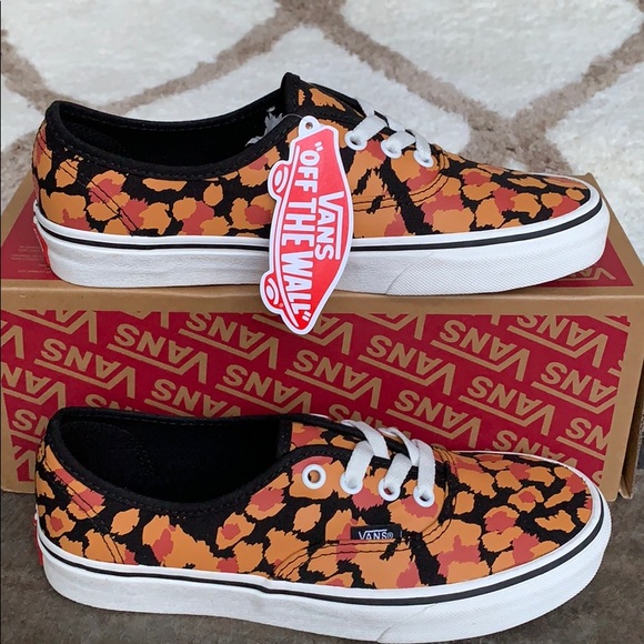 VANS AUTHENTIC LEOPARD BLACK/INCA GOLD Men’s - Picture 5 of 16